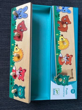 Puzzle d'encastrement Forest'n'co  Dès 12 mois  Djeco