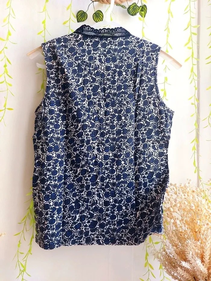 Débardeur La Colline – 38 – Marine – État : Excellent - photo numéro 2