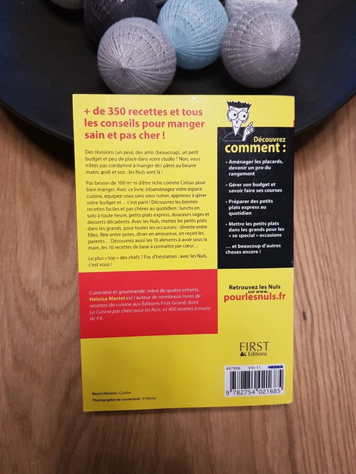 Livre la cuisine de l'étudiant pour les nuls - photo numéro 2