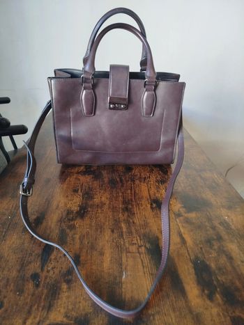 Sac à main simili cuir style vintage