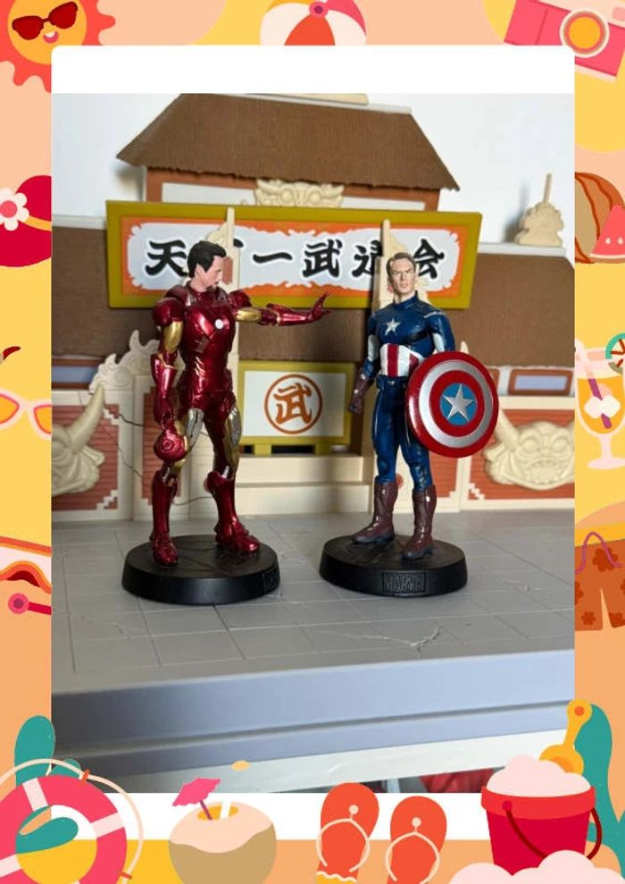 Lot Iron Man et Captain America Altaya - photo numéro 3
