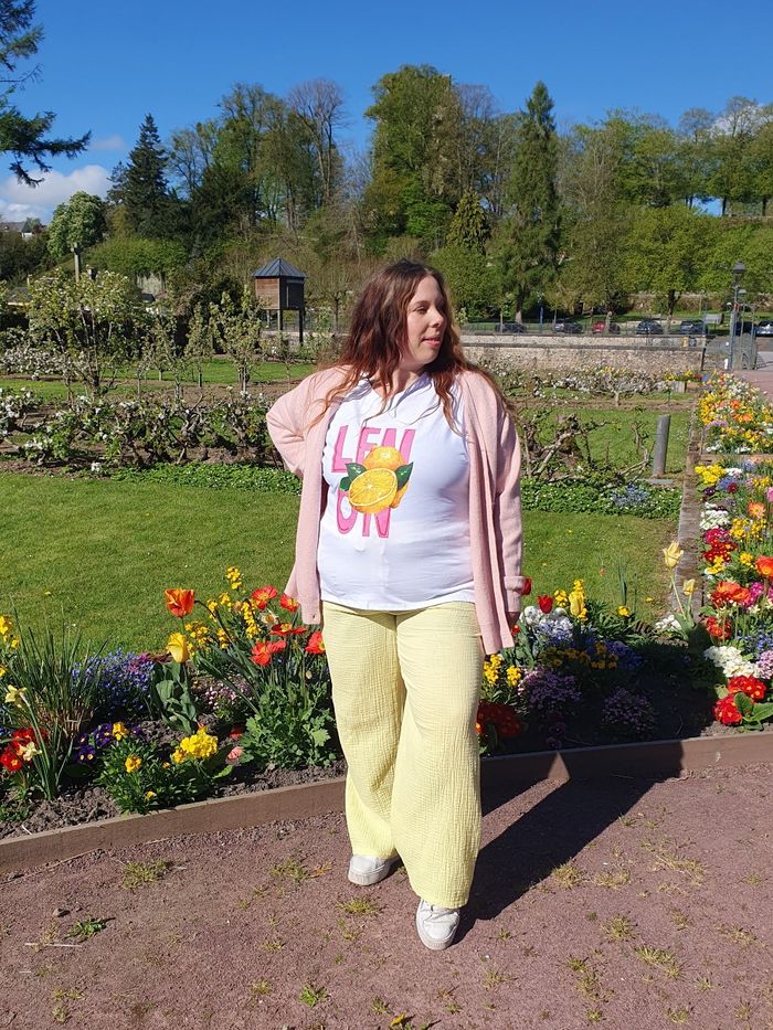 Pantalon gaze de coton Rio jaune
TU - photo numéro 5