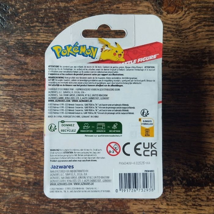 POKEMON - Battle Figure Salamèche 4cm - photo numéro 2