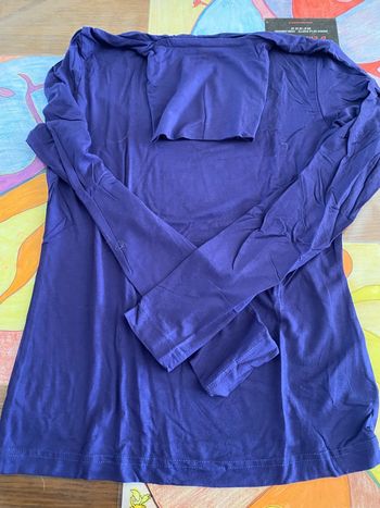 Sous pull col roulé violet