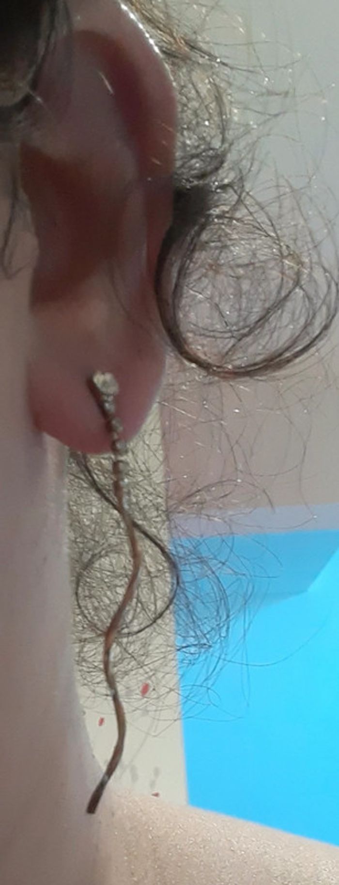 Boucle d'oreille doré - photo numéro 3