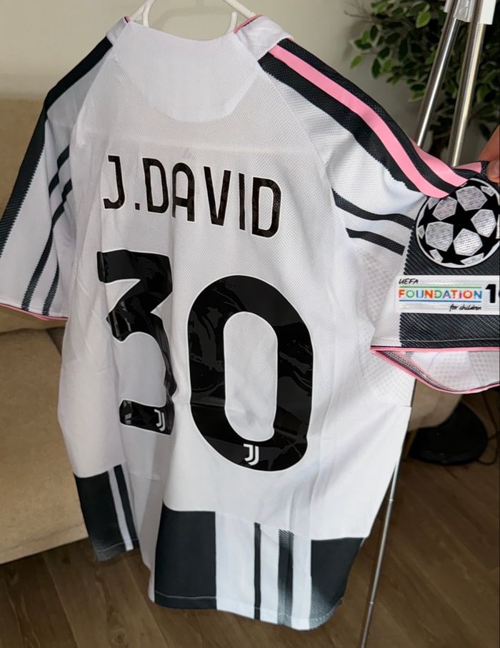 Maillots de foot Juventus Version joueur D.David - photo numéro 2