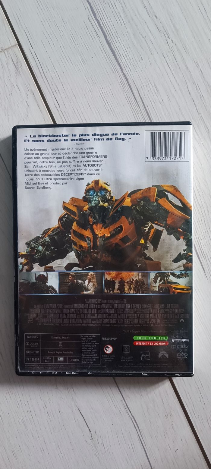 💿 DVD Transformers 3 La face cachée de la lune 💿 - photo numéro 2