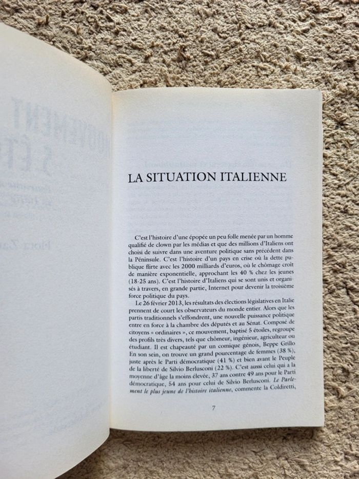 Livre Mouvement 5 Étoiles, pour une autre politique en Italie de Flora Zanichelli - photo numéro 5