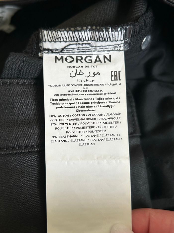 Jupe noire mi longue Morgan taille 34 jamais portée - photo numéro 10