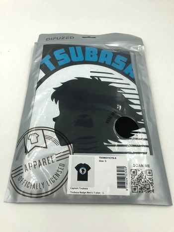 T-shirt Captain Tsubasa taille S neuf