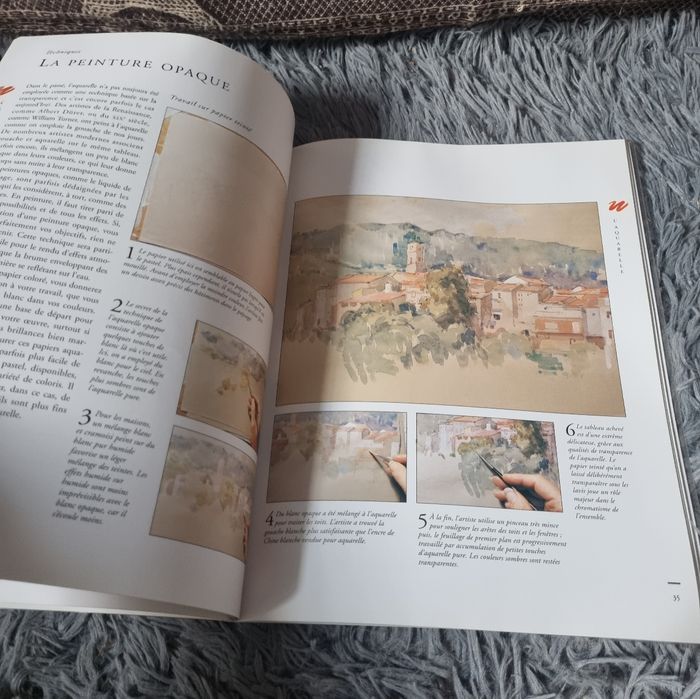 Lot 2 livres pour apprendre l'aquarelle - photo numéro 4
