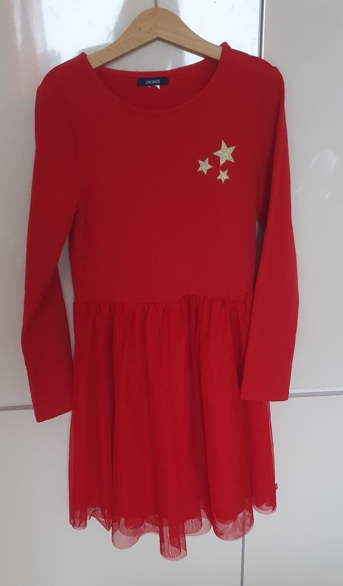 Robe rouge Okaïdi 12 ans