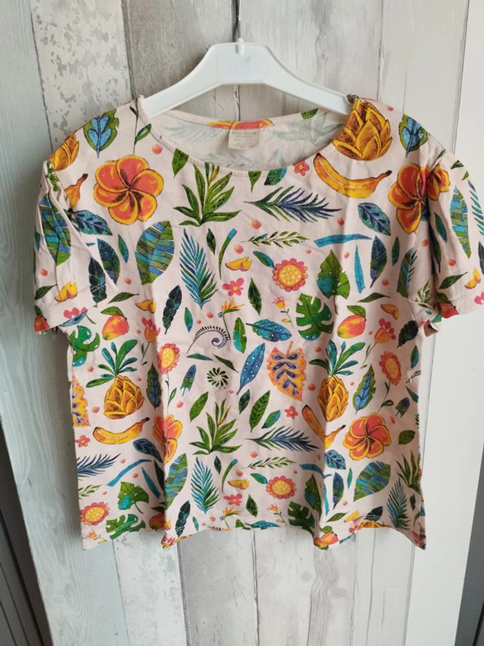 T-shirt floral Zara