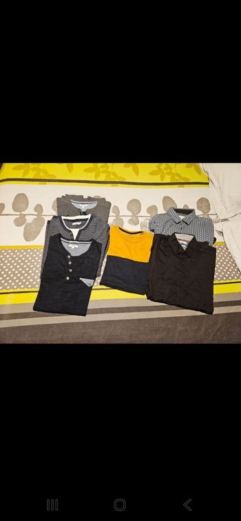 Lot hauts homme taille S en parfait état de chez Jules