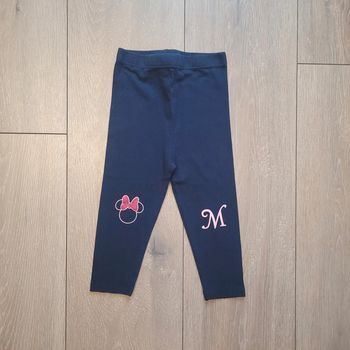 Leggin bleu marine Minnie. Fille 18 mois. Marque Disney