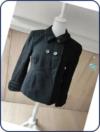 Manteau noir tommy Hilfiger