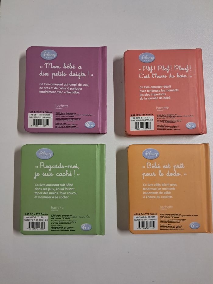 Lot 4 livres bébé Winnie l'ourson - photo numéro 6