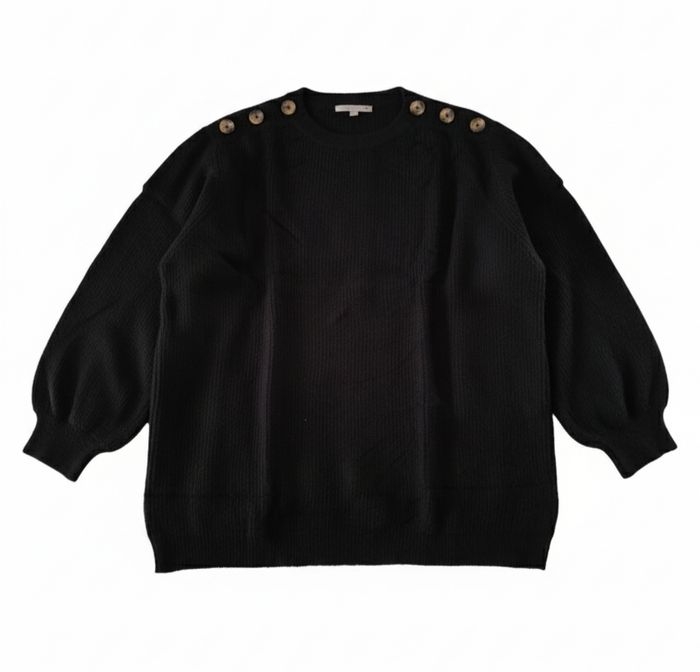 Pull tunique noir taille 50 Blancheporte
