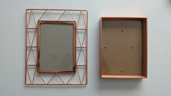 Lot de cadres rose gold - photo numéro 2