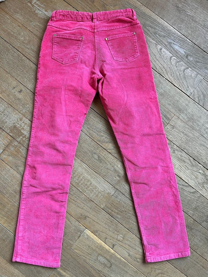 Pantalon velours rose Petit Bateau 10 ans - photo numéro 2