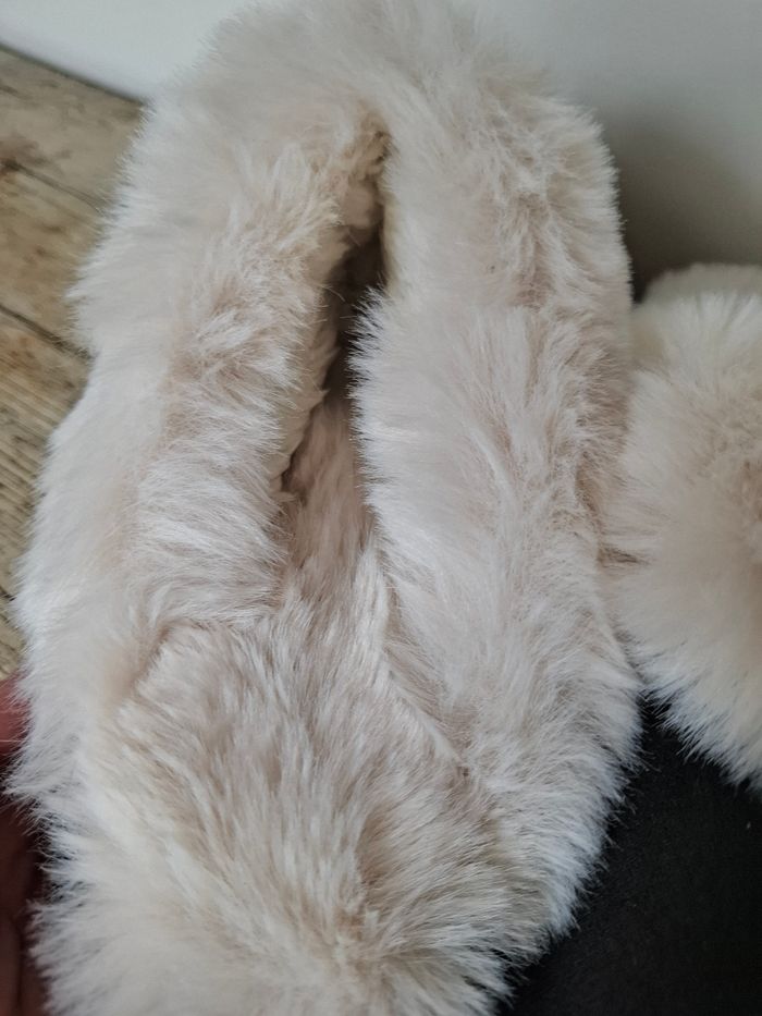 Chaussons fourrés noir femme taille 40 - photo numéro 5