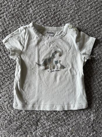 T-shirt imprimer dinosaures (3mois)