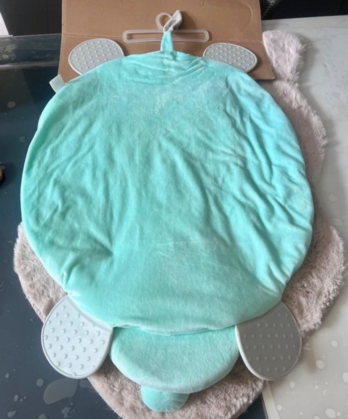 Beau tapis d’éveil multi activités (1123)couleur menthe avec anneaux dentition miroir Ect - photo numéro 6