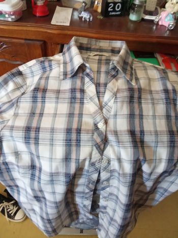 Chemise homme a carreaux 