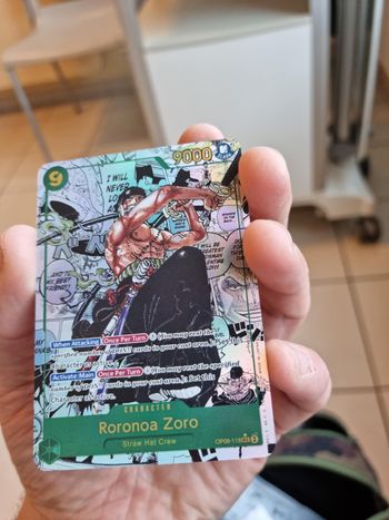 Roronoa Zoro Manga Rare - OP06-118 SEC - One Piece Card Game - FR/EN