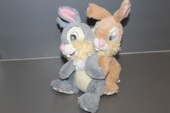 Peluche Panpan et Miss Bunny - Disney