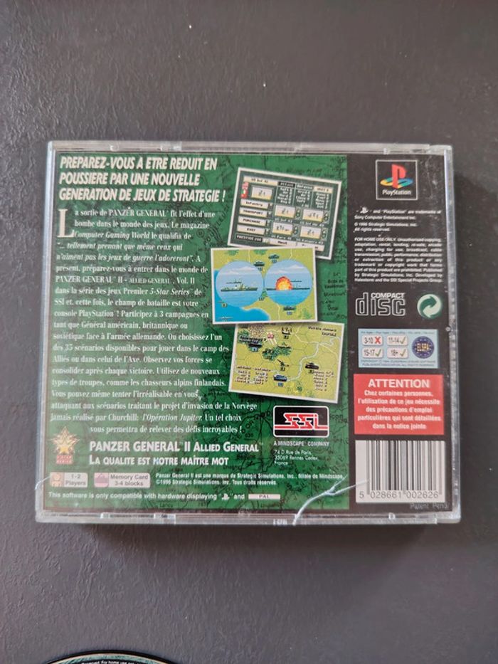 Panzer général 2 allied général ps1 - photo numéro 3