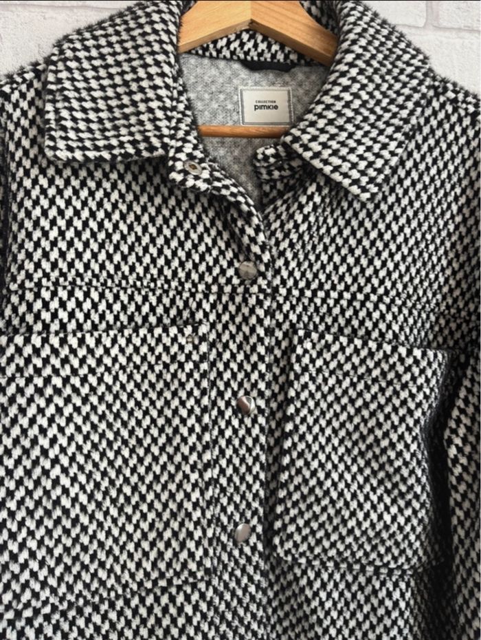 Veste Motifs Pied de poule noir et blanc Pimkie / Veste Pimkie taille L - photo numéro 5