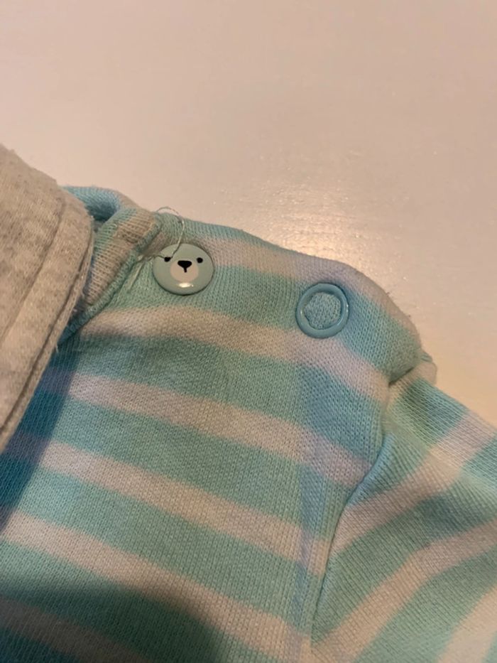 Lot de deux ensemble salopette - taille 3 mois - photo numéro 15