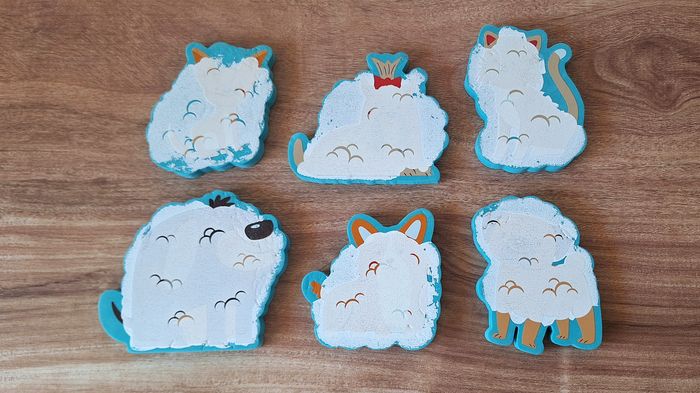 Jeu de bain pour bébé "chiens"