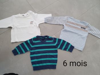 Lot de pulls 6 mois
