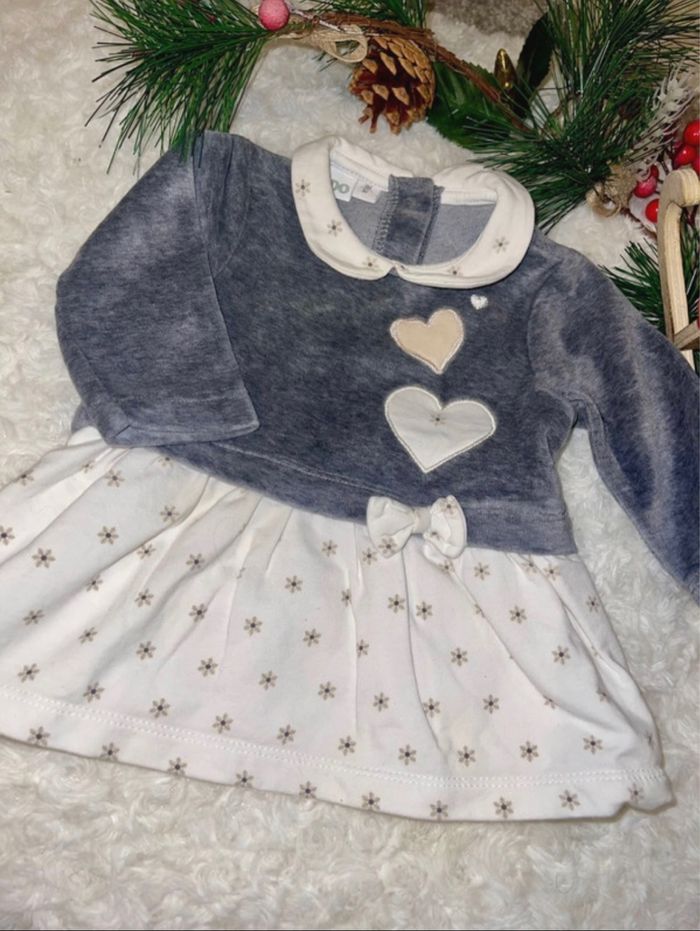 Adorable robe iDO pour bébé fille 3 mois, en très bon état