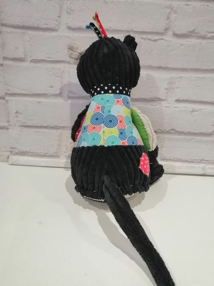 Peluche doudou chat les deglingos - photo numéro 3