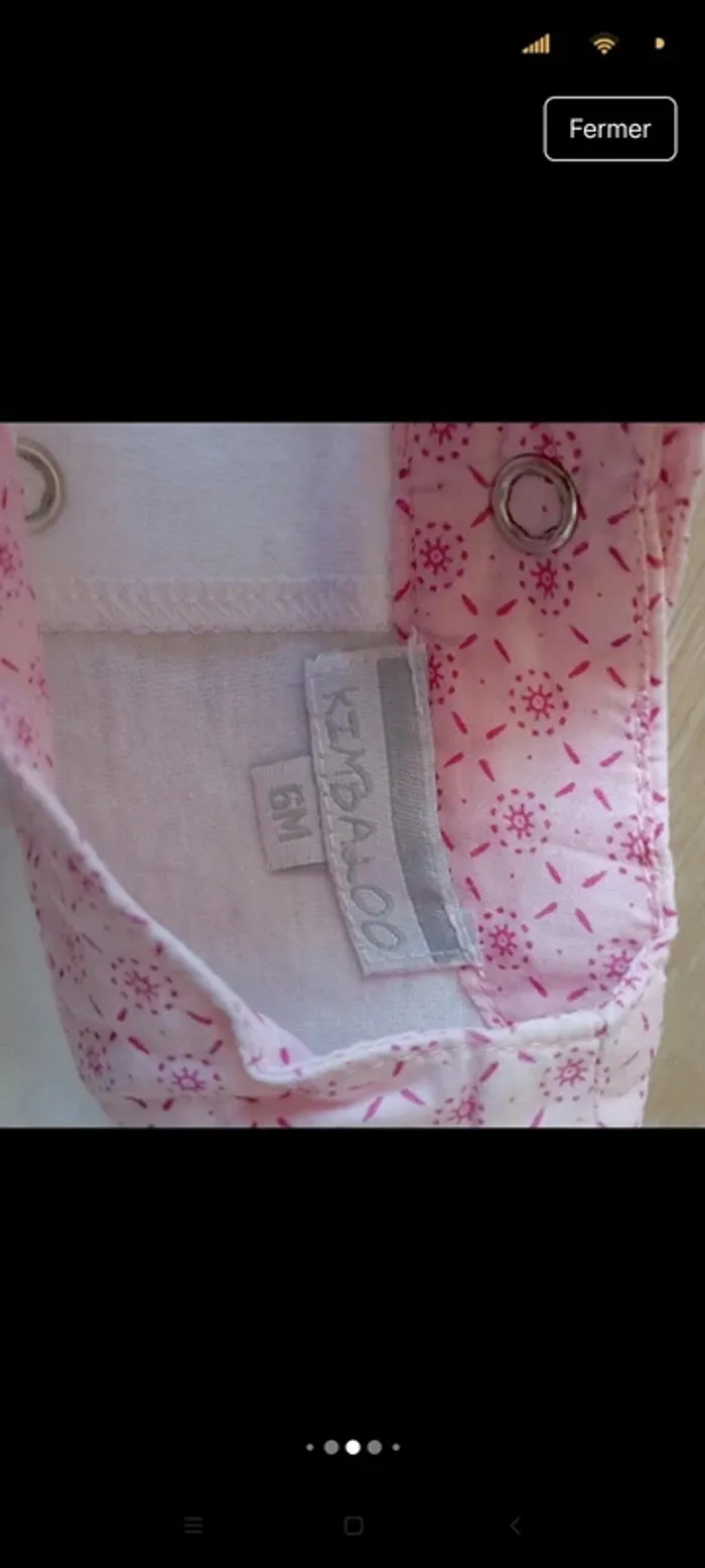 Lot 3 débardeurs et 1 chemise 6M - photo numéro 9