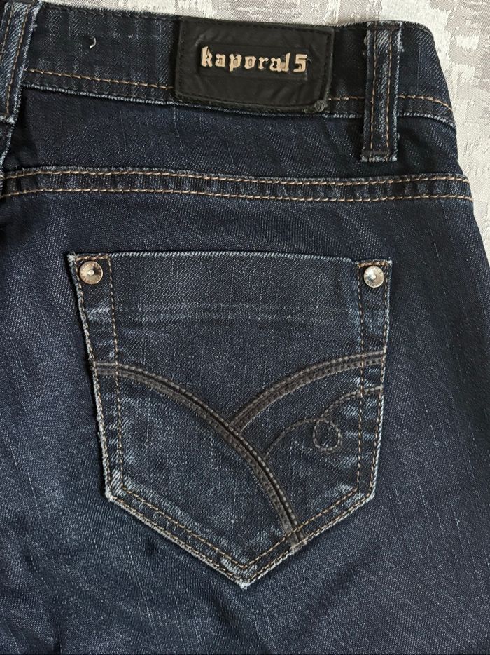 Jean homme KAPORAL 5 Shirley – Taille 40 – Semi-haute regular – Bleu marine 👖 - photo numéro 4