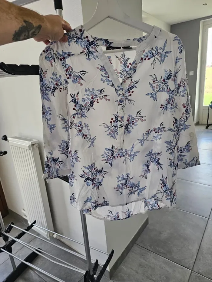 Chemise / chemisier blouse t40 /42 femme - photo numéro 7