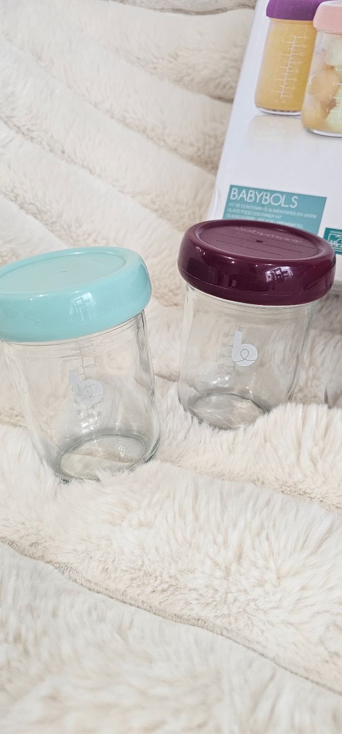 Lot de 4 pots en verre Babybols babymoov - photo numéro 2