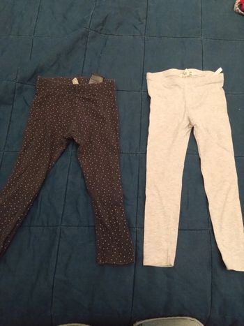 Lot de deux leggings t 3 4 ans h&m