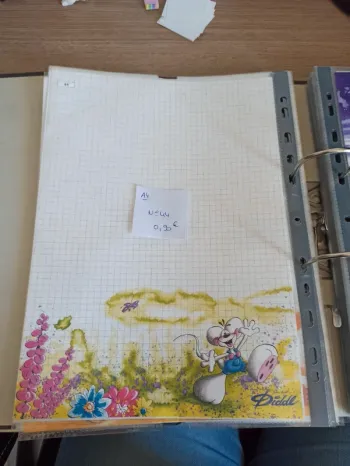 Feuille Diddl A4 44 0,90€