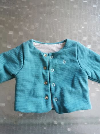 Gilet bébé reversible