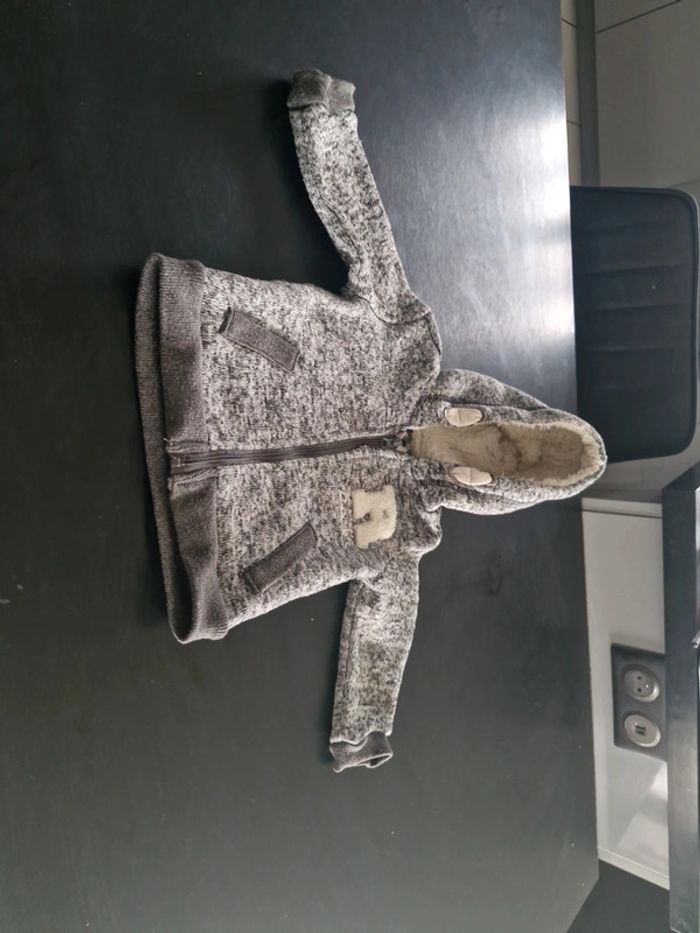 Gilet zippé chaud bébé garçon