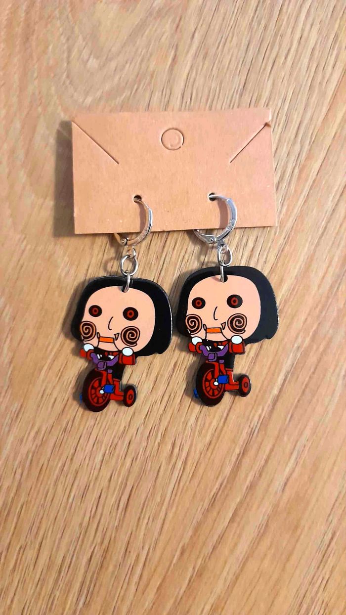 Boucles d'oreilles Jigsaw - photo numéro 2