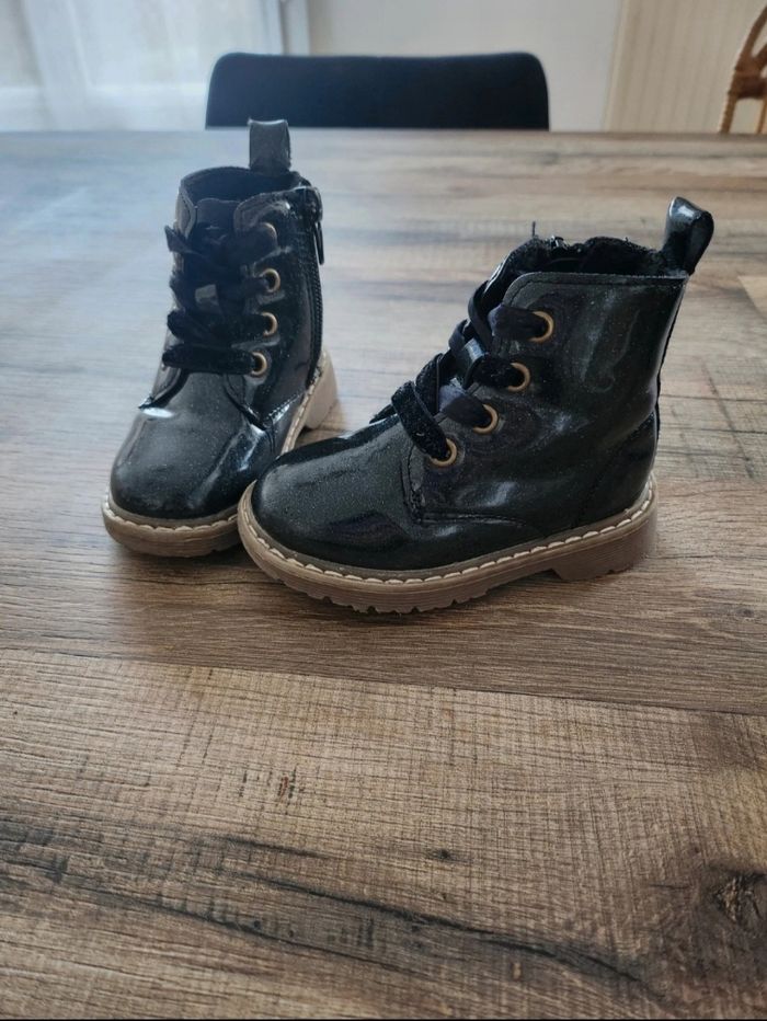 Bottines noir à paillettes