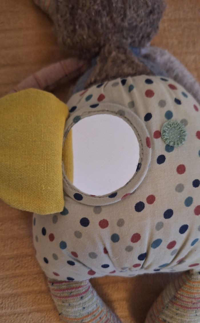 Doudou Peluche  Lapin Moulin Roty - photo numéro 3