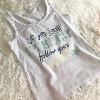 Débardeur imprimé, haut été, top unie