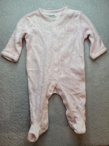 Pyjama velours 3 mois  fille